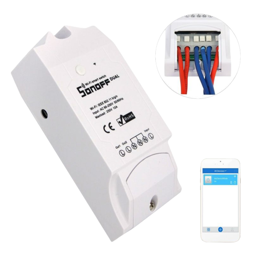 SONOFF Dupli kontrol modul sa 2 relejna izlaza